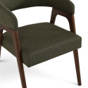 Sedia \'Alba\'- Noce/Verde