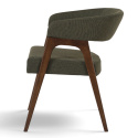 Sedia \'Alba\'- Noce/Verde