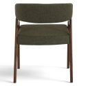 Sedia \'Alba\'- Noce/Verde