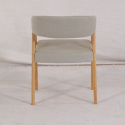 Sedia \'Alba\' - Naturale/Grigio