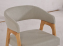 Sedia \'Alba\' - Naturale/Grigio