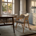 Sedia \'Alba\' - Naturale/Grigio