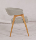 Sedia \'Alba\' - Naturale/Grigio