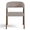 Sedia \'Alba\' - Noce/Greige