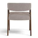 Sedia \'Alba\' - Noce/Greige