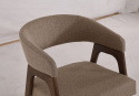 Sedia \'Alba\' - Noce/Marrone