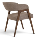 Sedia \'Alba\' - Noce/Marrone