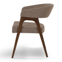 Sedia \'Alba\' - Noce/Marrone