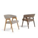 Sedia \'Alba\' - Noce/Marrone
