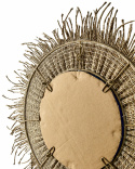 Specchio \'Stina\' rotondo 60cm - Naturale