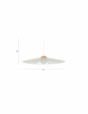 Lampadario \'Belle S\' Ø65 cm - Beige