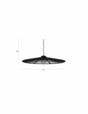 Lampada da soffitto \'Belle S\' Ø65 cm - Nera