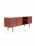 Credenza \'Davis\' - Rosso