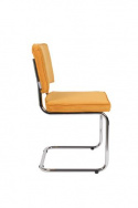 Sedia \'Ridge Rib\' - Giallo