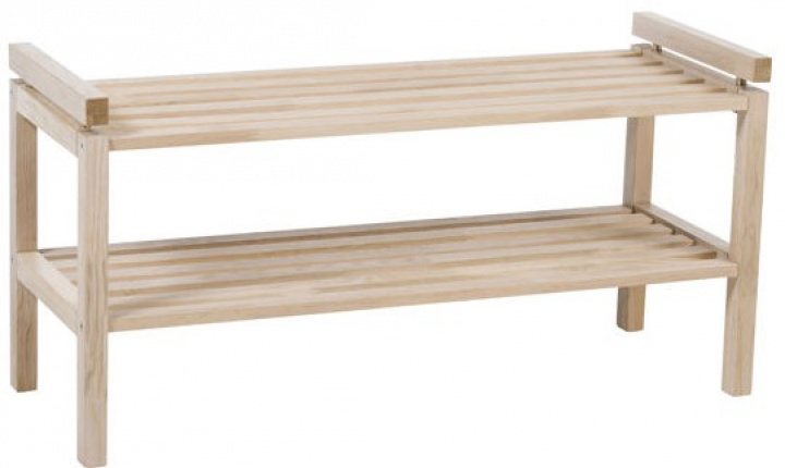 Scarpiera \'Confetti\' 80cm - Bianco pigmentato nel gruppo Mobili / Mensole & stoccaggio / Mensole per cappelli e scarpe presso Reforma (103732)