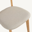 Sedia \'Saba\'- Quercia/Bianco