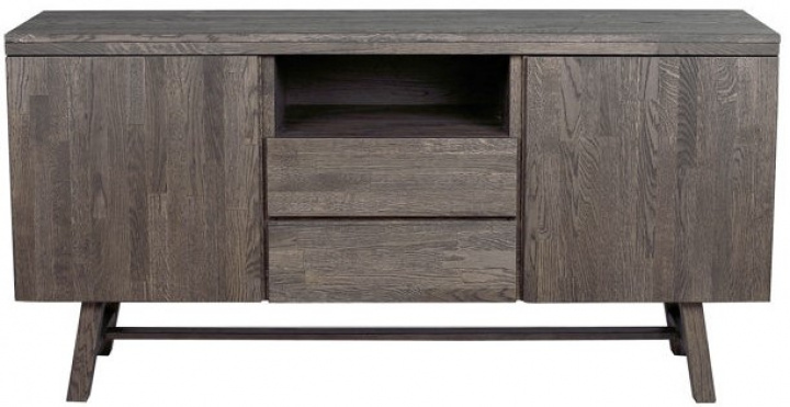 Credenza \'Brooklyn\' 160x45cm - Marrone scuro nel gruppo Mobili / Mensole & stoccaggio / Sideboard presso Reforma (108544)