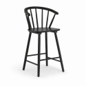 Sgabello da bar \'Astrid\' - Nero