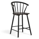 Sgabello da bar \'Astrid\' - Nero