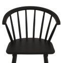 Sgabello da bar \'Astrid\' - Nero