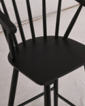 Sgabello da bar \'Astrid\' - Nero