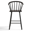 Sgabello da bar \'Astrid\' - Nero