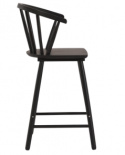 Sgabello da bar \'Astrid\' - Nero