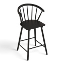 Sgabello da bar \'Astrid\' - Nero