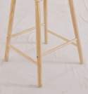 Sgabello da bar \'Astrid\' - Pigmentato bianco
