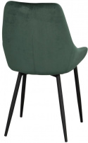 Sedia \'Sierra\' - Verde Velluto/Nero
