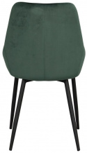 Sedia \'Sierra\' - Verde Velluto/Nero