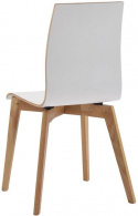Sedia \'Gracy\' - Bianco/Rovere