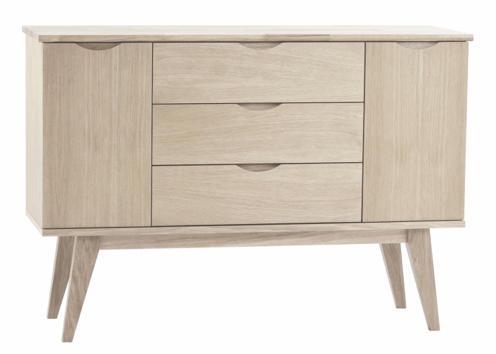 Credenza \'Filippa\' 122x85cm - Rovere/Sbiancato nel gruppo Mobili / Mensole & stoccaggio / Sideboard presso Reforma (113738)
