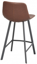Sgabello \'Auburn\' - Marrone/Nero