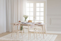 Tavolo da pranzo \'Yumi\' 190x90cm - Rovere sbiancato