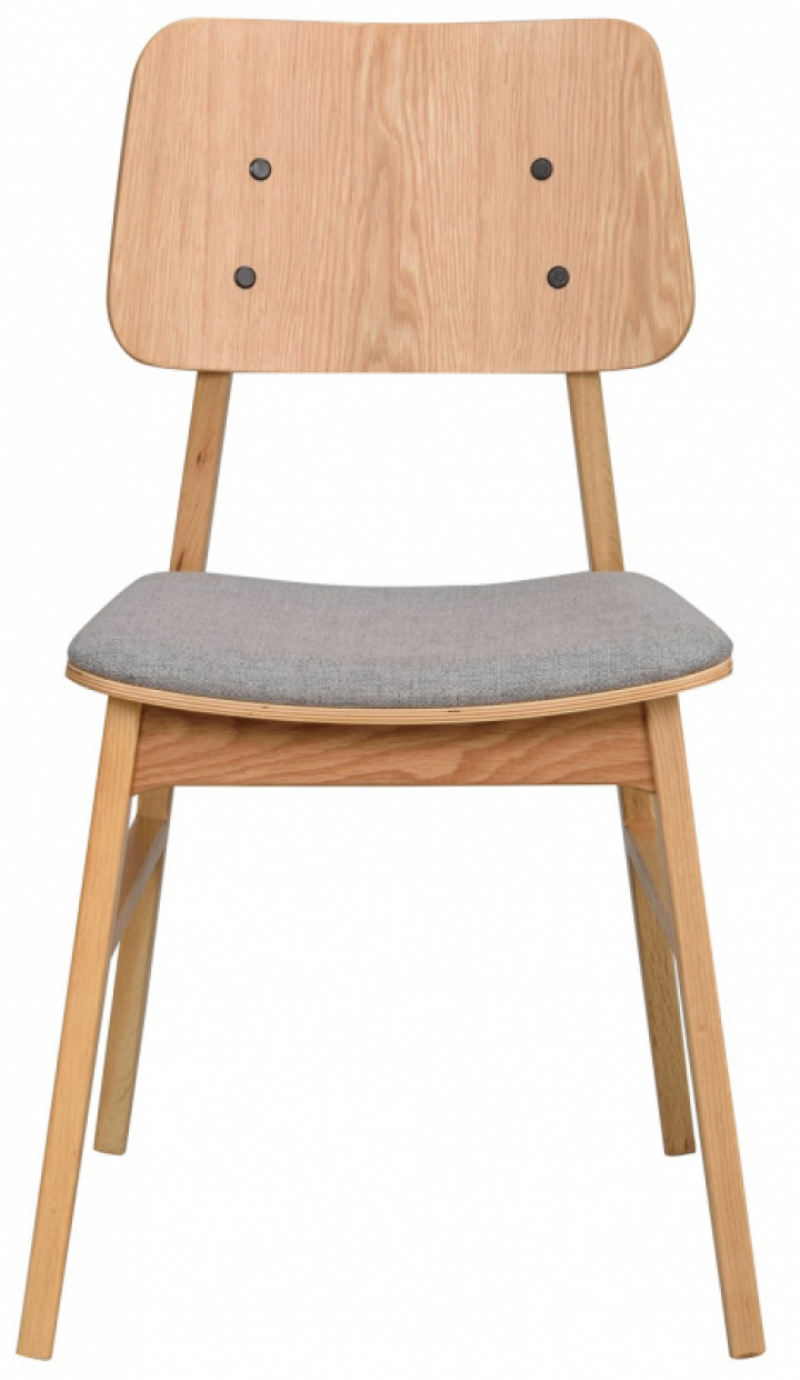 Sedia \'Nagano\' - Rovere/Grigio chiaro nel gruppo Mobili / Mobili per sedersi / Sedie presso Reforma (119430)