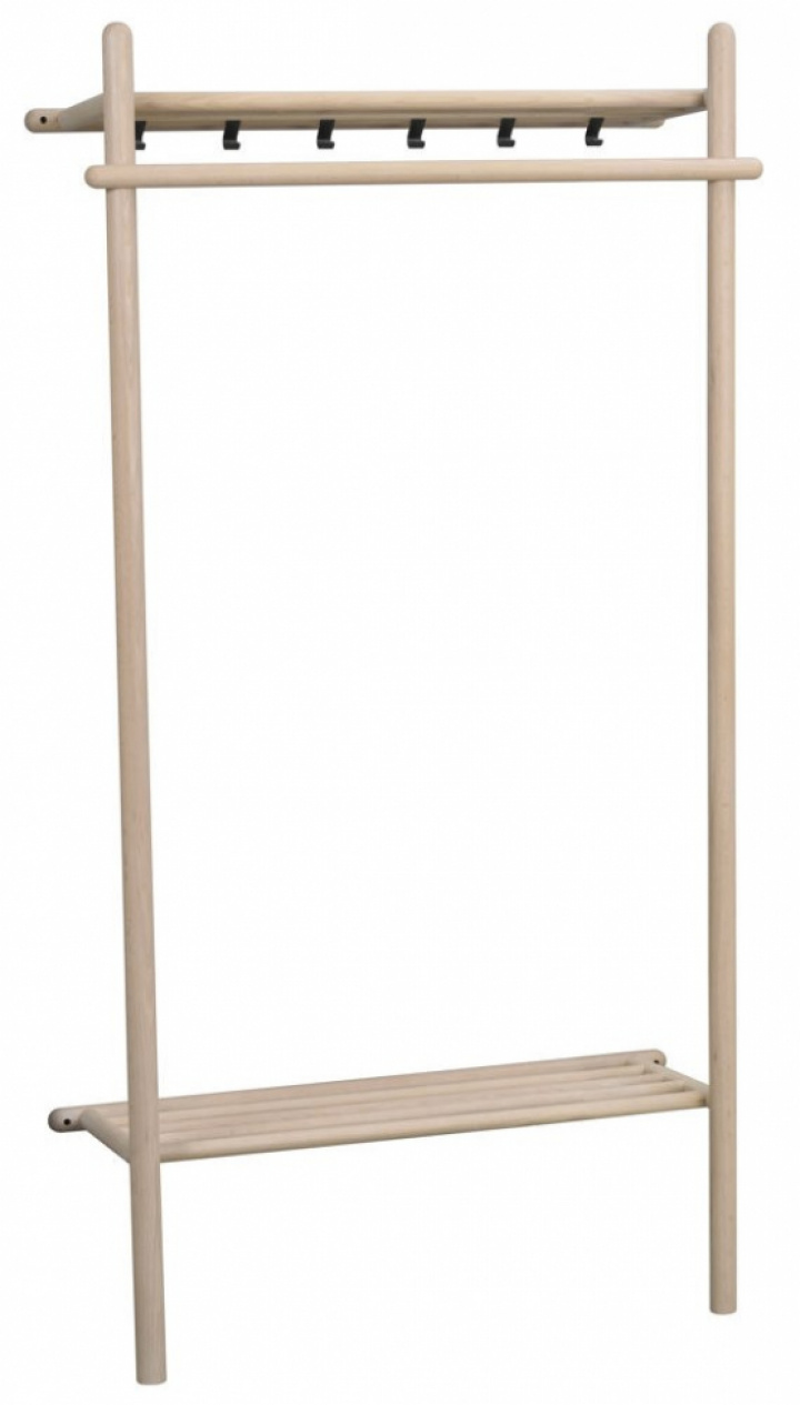 Appendiabiti \'Milford\' - Bianco pigmentato nel gruppo Mobili / Mensole & stoccaggio / Mensole per cappelli e scarpe presso Reforma (119525)