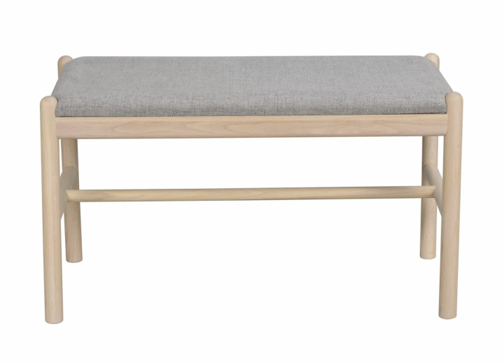 Panca \'Milford\' - Bianco pigmentato/Grigio nel gruppo Mobili / Mobili per sedersi / Panchine presso Reforma (119526)