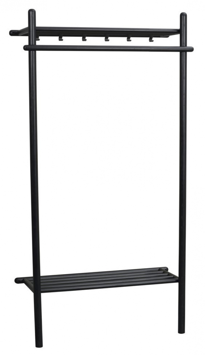 Appendiabiti \'Milford\' - Nero nel gruppo Mobili / Mensole & stoccaggio / Mensole per cappelli e scarpe presso Reforma (119545)