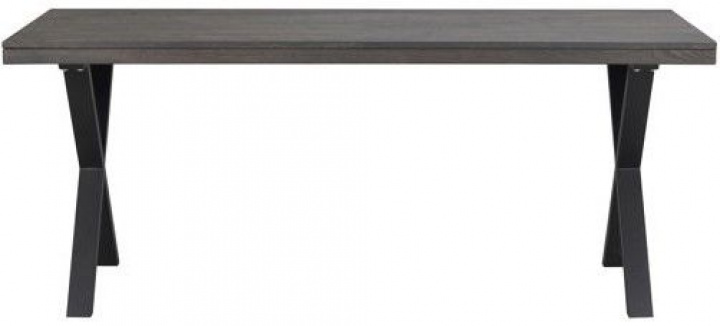 Tavolo da pranzo \'Brooklyn\' 170x95cm - Marrone scuro/X-gamba nel gruppo Mobili / Tavoli / Tavolo da pranzo presso Reforma (119837)