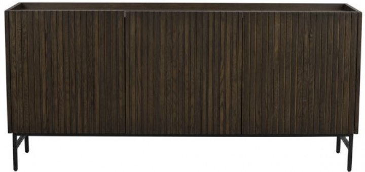 Sideboard \'Halifax\' 160x40cm - Marrone/Nero nel gruppo Mobili / Mensole & stoccaggio / Sideboard presso Reforma (119916)