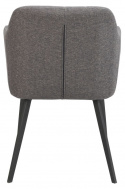 Poltrona \'Bolton\' - Grigio/Nero