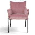 Poltrona \'Dion\' - Velluto/Rosa