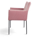 Poltrona \'Dion\' - Velluto/Rosa