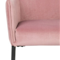 Poltrona \'Dion\' - Velluto/Rosa