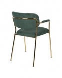 Sedia \'Jolien\' - Verde/Oro