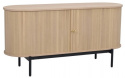 Credenza \'Haddington\' - Bianco pigmentato/Nero