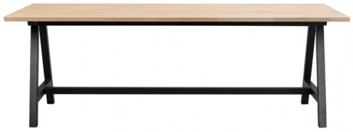 Tavolo da pranzo \'Carradale\' 220x100cm - Bianco pigmentato/A-gamba nel gruppo Mobili / Tavoli / Tavolo da pranzo presso Reforma (120340)