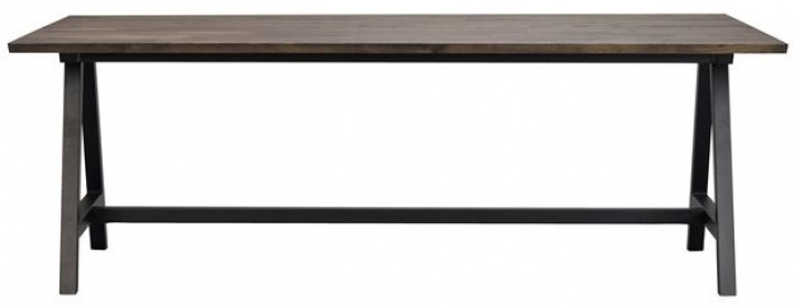 Tavolo da pranzo \'Carradale\' 220x100cm - Marrone/A-gamba nel gruppo Mobili / Tavoli / Tavolo da pranzo presso Reforma (120341)