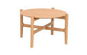 Tavolino \'Holton\' Rotondo 55cm - Naturale